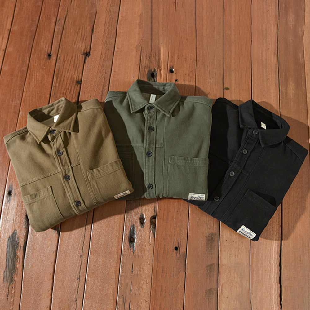 Cargo fleece overshirt