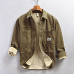 Cargo fleece overshirt