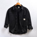 Cargo fleece overshirt