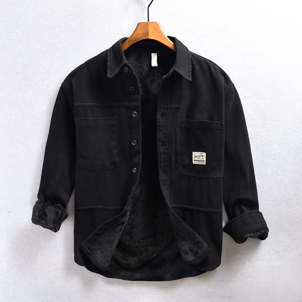 Cargo fleece overshirt