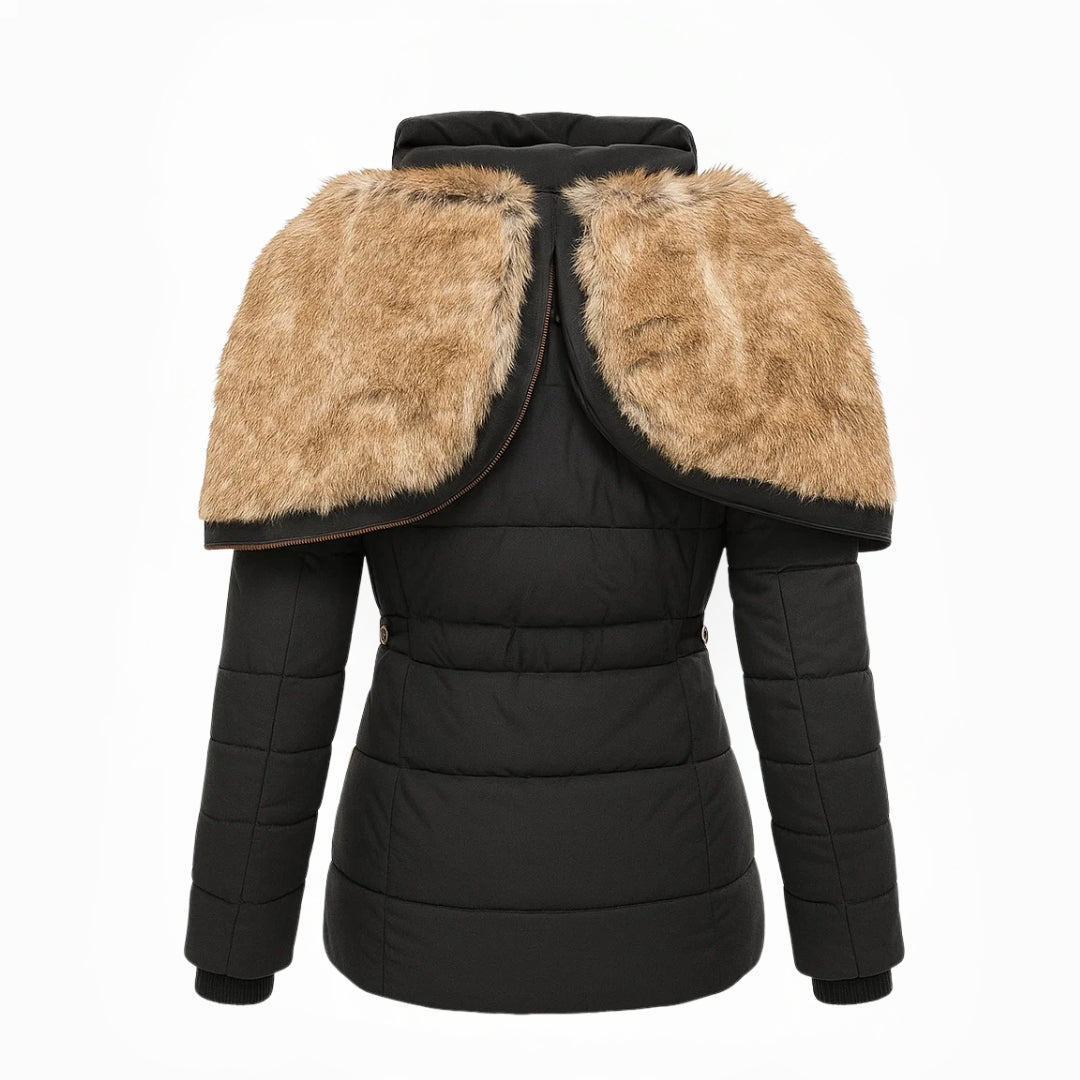 Faux-Fur Lined Winter Coat