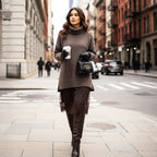 Turtleneck Sweater Set