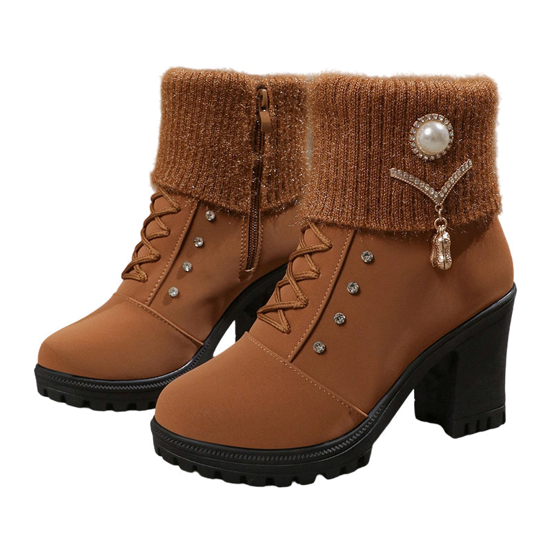 Women's Chunky Heel Ankle Boots