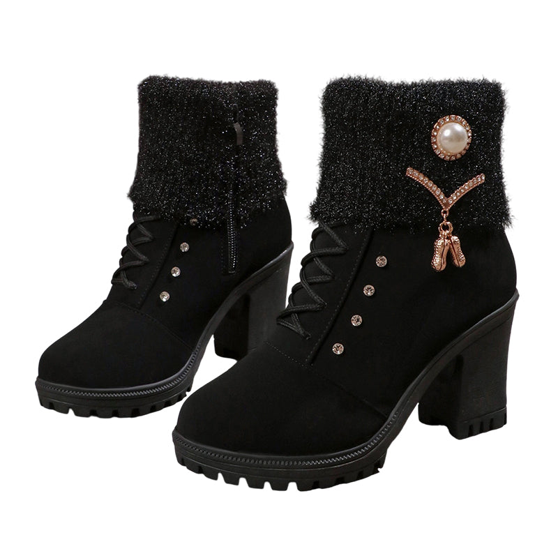 Women's Chunky Heel Ankle Boots