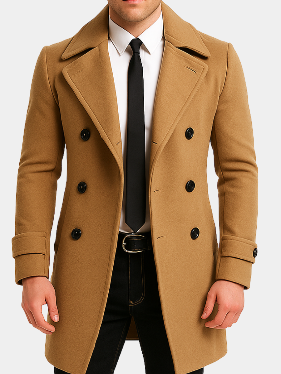 Samuel Elegant Tailored Wool Coat