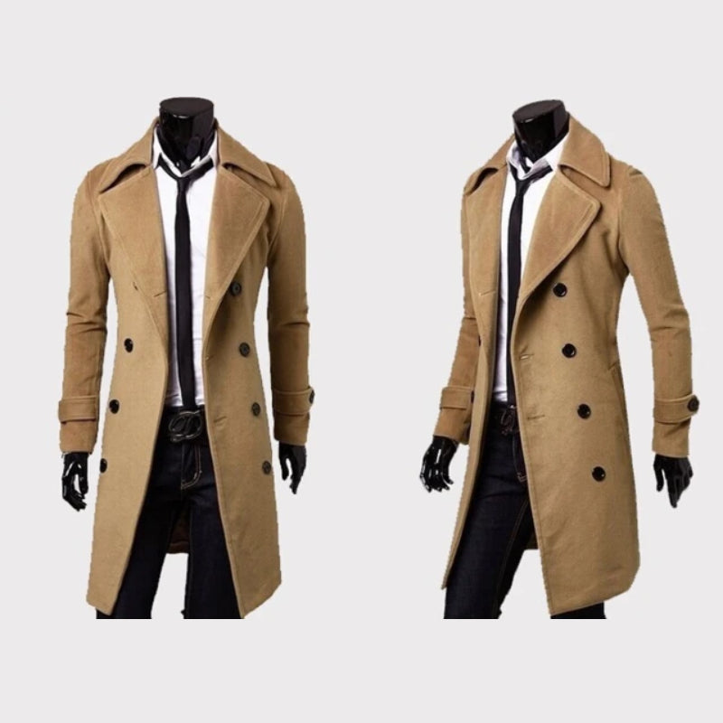 Samuel Elegant Tailored Wool Coat