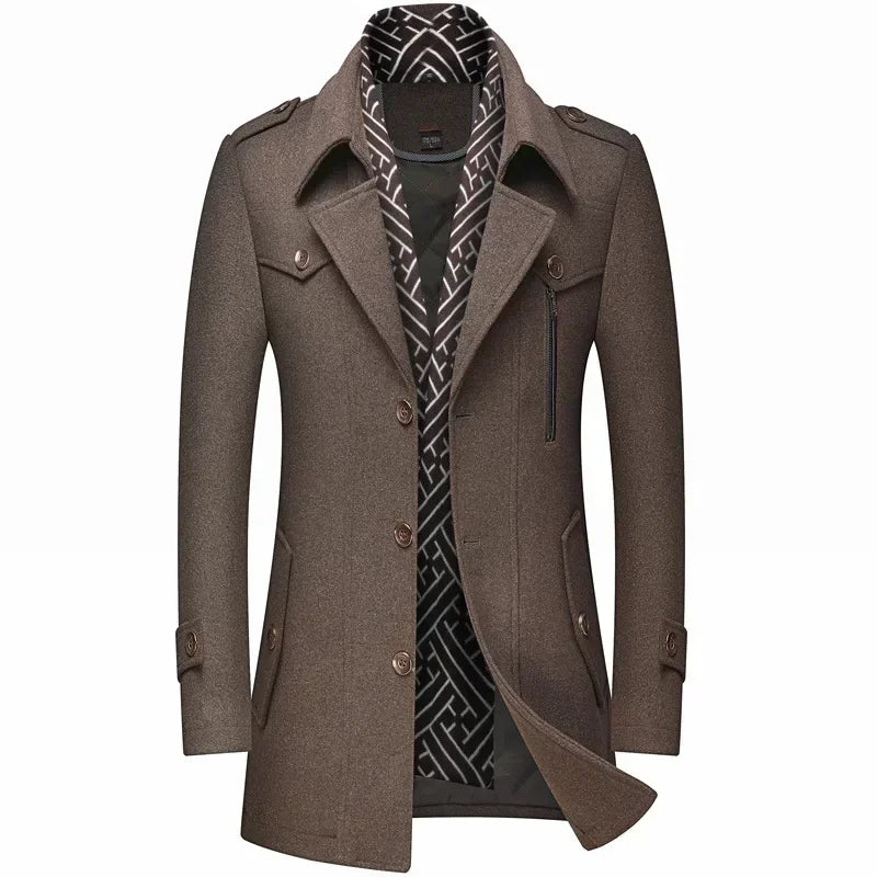 George Sophisticated Winter Wool Jacket