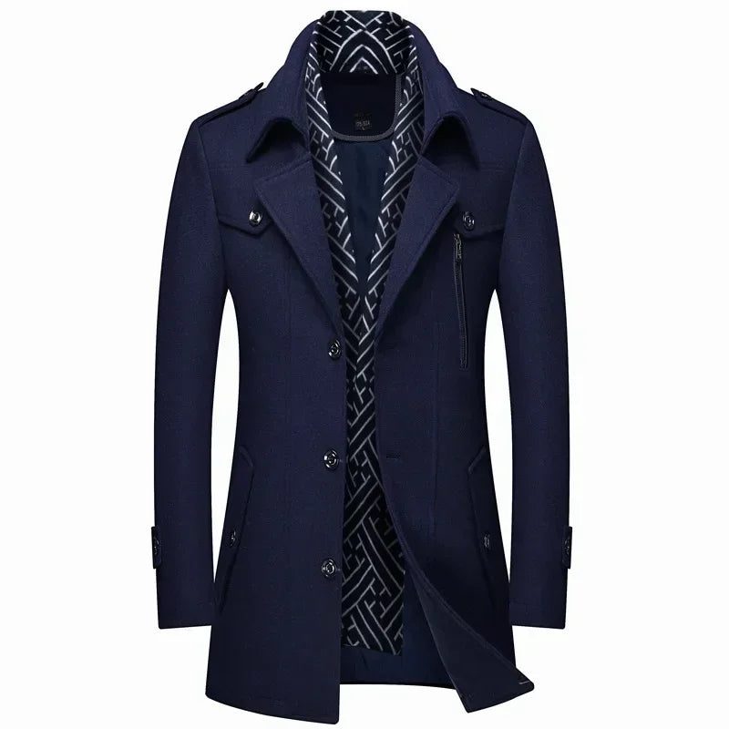 George Sophisticated Winter Wool Jacket