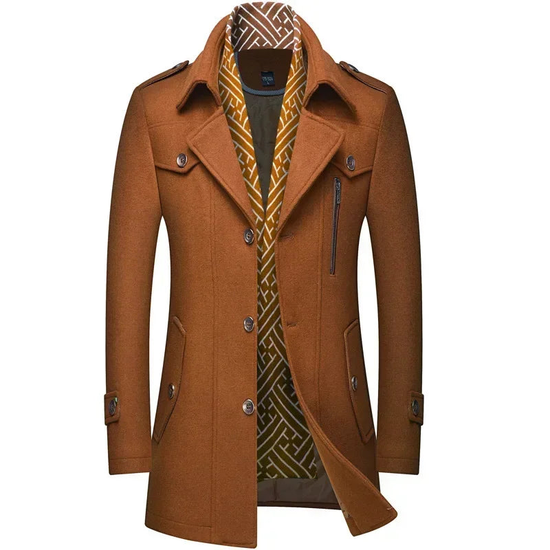 George Sophisticated Winter Wool Jacket