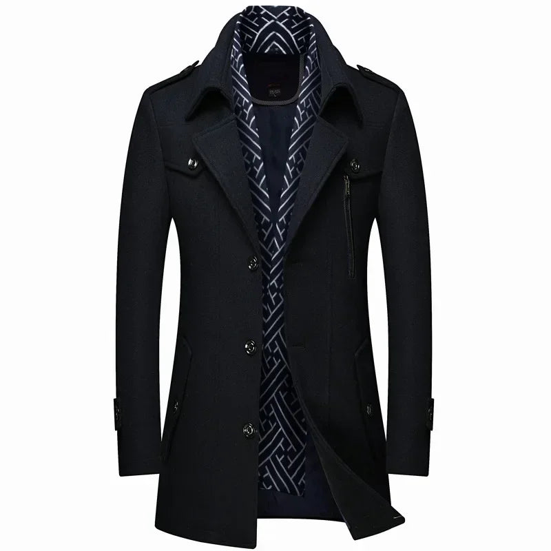 George Sophisticated Winter Wool Jacket
