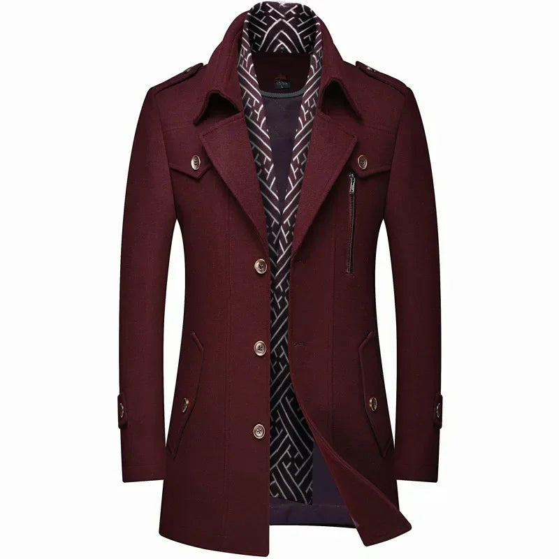 George Sophisticated Winter Wool Jacket