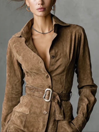 Solana Modern Sleeve Midi Dress