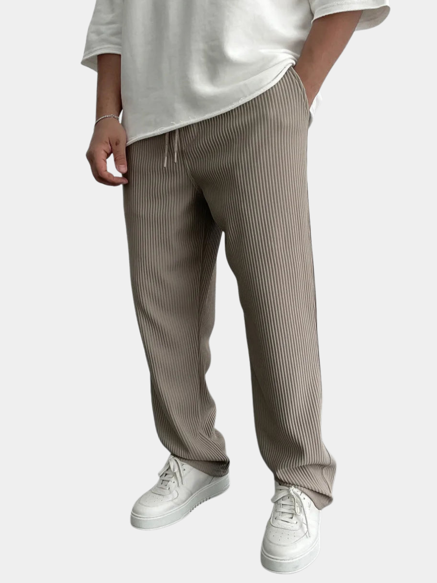 Tristan Signature Ribbed Trousers