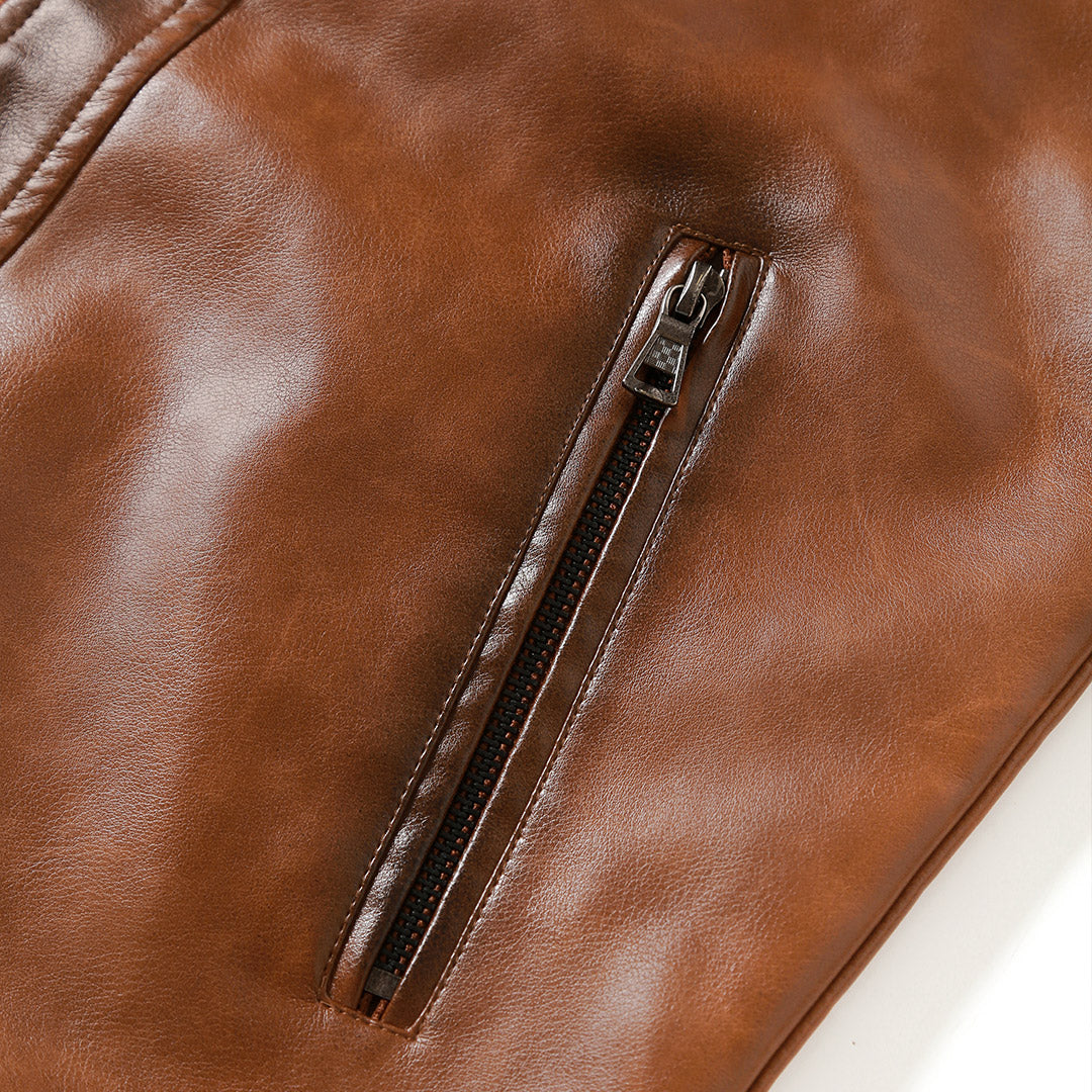 Adrian Refined Leather Jacket