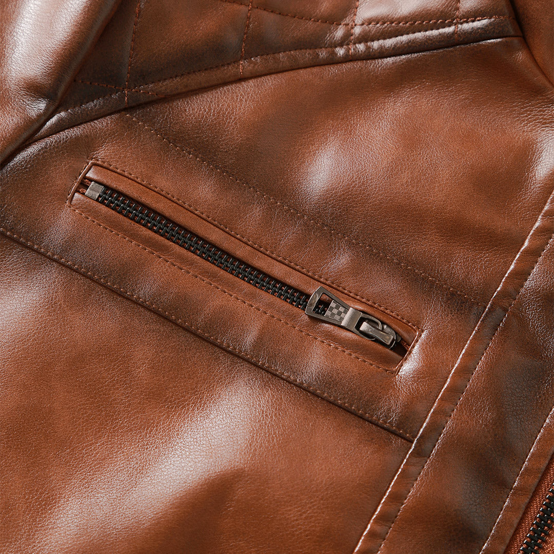 Adrian Refined Leather Jacket