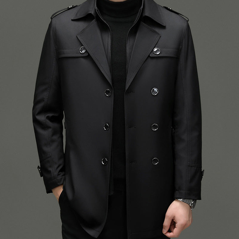 Men’s Long Trench Coat