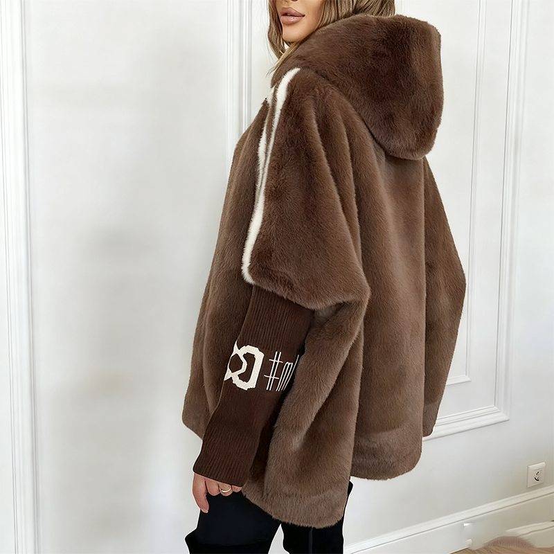 Hooded Zip-Up Coat